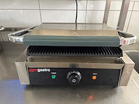 Ggm gastro - kgkb 200 - contactgrill - afbeelding 1 van  4