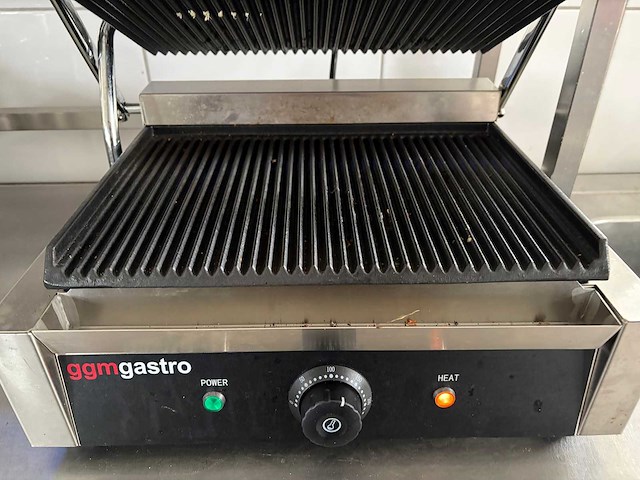 Ggm gastro - kgkb 200 - contactgrill - afbeelding 3 van  4