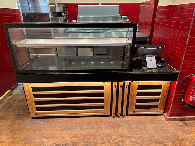 Ggm gastro - verwarmde verkoopcounter met kassa - afbeelding 12 van  17