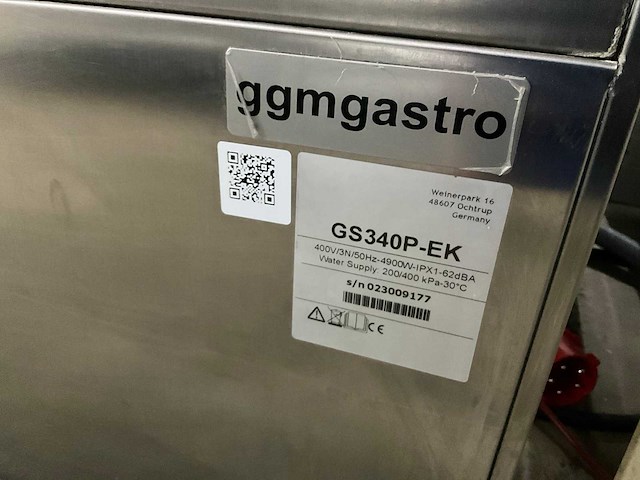 Ggm gastro gs 340 p-ek vaatwasmachine - afbeelding 6 van  6