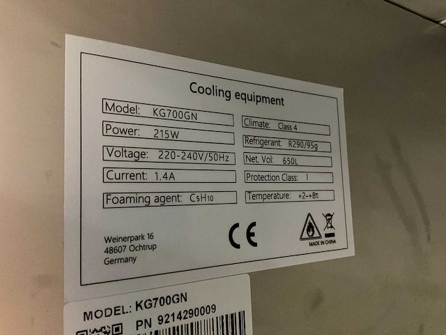 Ggm gastro kg700gn koelkast - afbeelding 6 van  6