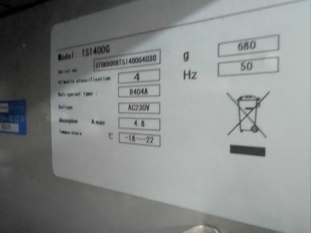Ggm gastro ks1400g 2x + ts1400g 2 koelkasten & 1 vriezer (3x) - afbeelding 3 van  17