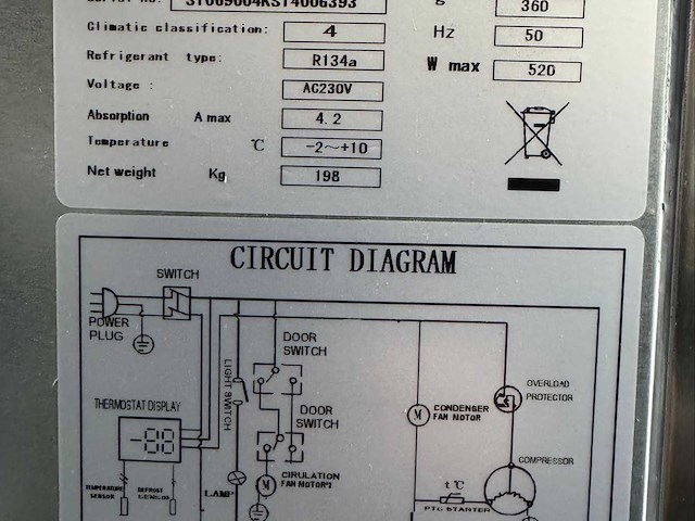 Ggm gastro ks1400g 2x + ts1400g 2 koelkasten & 1 vriezer (3x) - afbeelding 17 van  17
