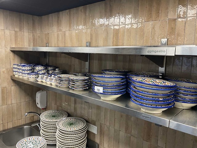 Ggm gastro rvs wandschap (4x) - afbeelding 2 van  3