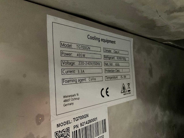 Ggm gastro tg700gn vriezer - afbeelding 6 van  6