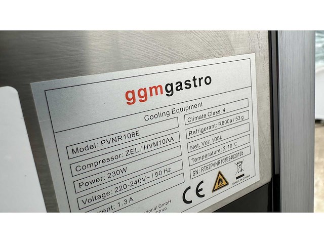 Ggmgastro - pvnr108e - koelvitrine - afbeelding 4 van  4