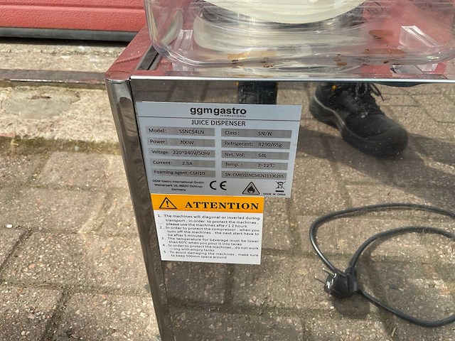 Ggmgastro - ssnc54ln - sapdispenser - afbeelding 6 van  10