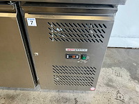 Ggmgastro - zbs157 - voorbereidingstafel eco - 1360mm - 2 deuren - voor 7x gn 1/3 - afbeelding 4 van  10