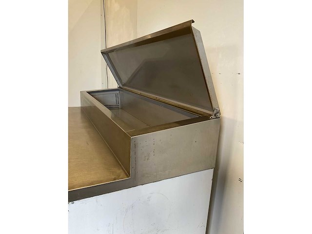 Ggmgastro - zbs157 - voorbereidingstafel eco - 1360mm - 2 deuren - voor 7x gn 1/3 - afbeelding 6 van  10