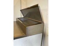 Ggmgastro - zbs157 - voorbereidingstafel eco - 1360mm - 2 deuren - voor 7x gn 1/3 - afbeelding 6 van  10