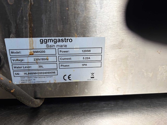 Ggmgastro bmh200 warmhoudapparatuur (2x) - afbeelding 6 van  8