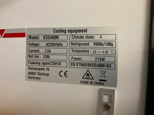Ggmgastro kss400n koelkast - afbeelding 4 van  4