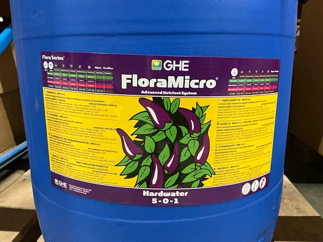 Ghe floramicro hardwater 5-0-1 60l voedingsstof - afbeelding 3 van  5