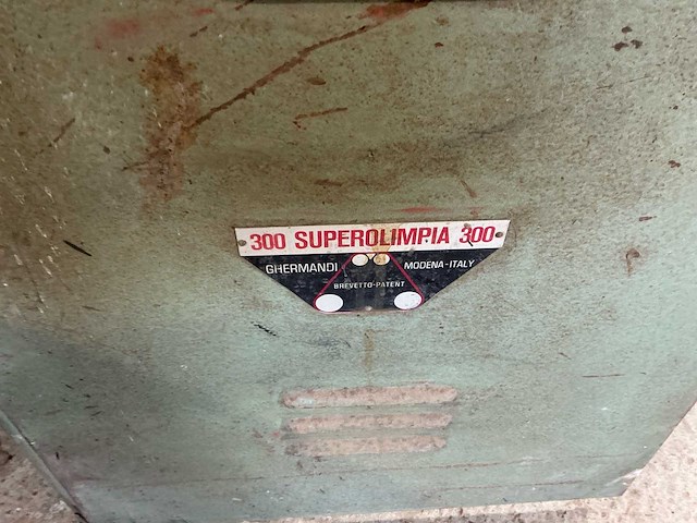 Ghermandi 300 superolimpia vlak en vandiktebank combinatie accessoires voor machines - afbeelding 5 van  5