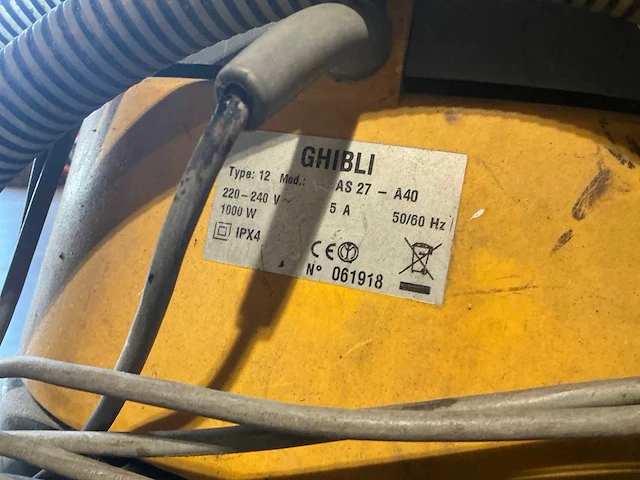 Ghibli as 27 p industriële stofzuiger (3x) - afbeelding 4 van  5