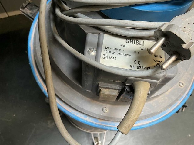 Ghibli ws15 industriële stofzuiger - afbeelding 3 van  3