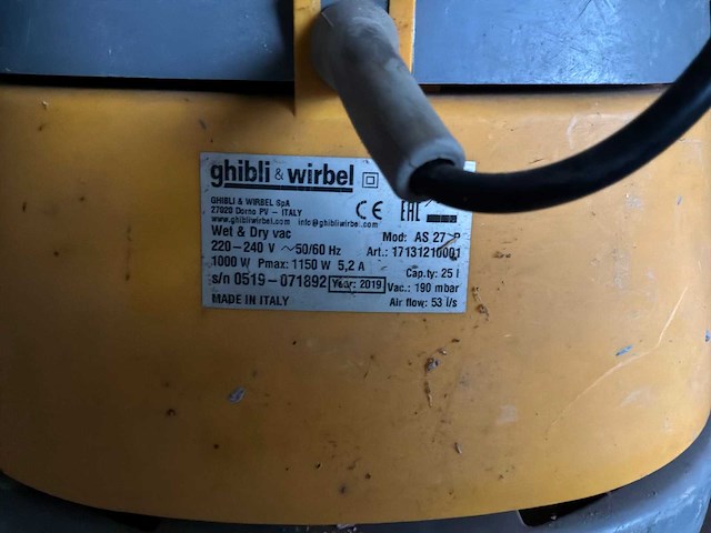 Ghibli&wirbel / hijman industriële stofzuiger (2x) - afbeelding 4 van  5