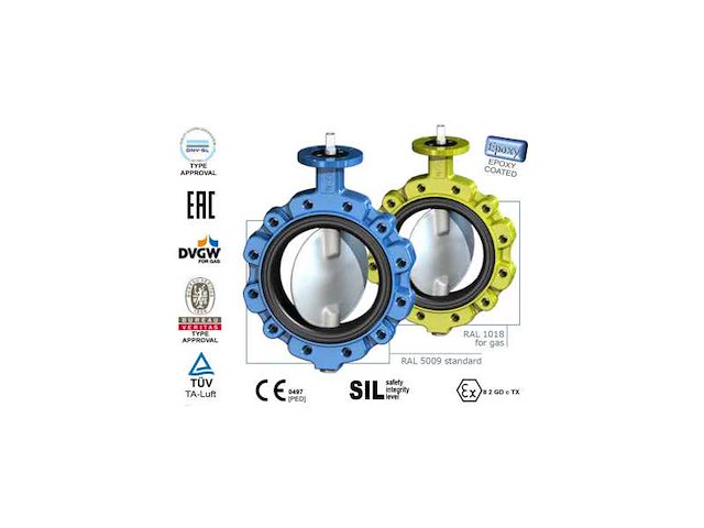 Ghibson blpd dn80 gjs400 butterfly valve - afbeelding 2 van  3