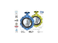 Ghibson blpd dn80 gjs400 butterfly valve - afbeelding 2 van  3