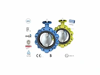 Ghibson blpd dn80 gjs400 butterfly valve