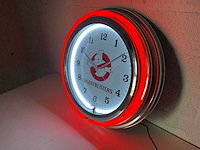 Ghostbuster neon klok - afbeelding 1 van  2