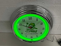 Ghostbuster slimer neon klok - afbeelding 4 van  6