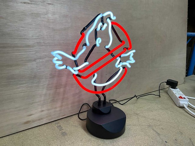 Ghostbusters glas neon - afbeelding 2 van  3