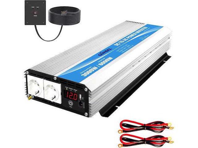 Giandel ps-3000kar spanningsomvormer - afbeelding 1 van  5