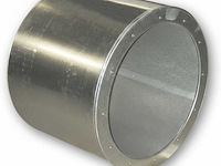 Gianneschi 20 -slep63001 zinc silencer 640 x 630 mm - afbeelding 1 van  4