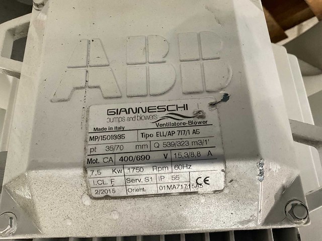 Gianneschi 700 buis ventilator - afbeelding 2 van  5