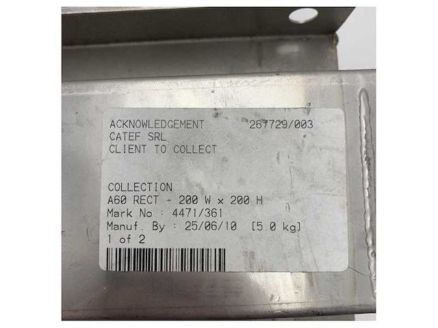 Gianneschi approved marine-grade stainless steel shutter cutter catef a60 - afbeelding 3 van  12