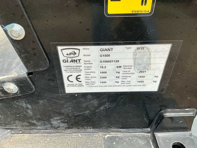 Giant - 2021 - g1500 - shovel - afbeelding 20 van  27