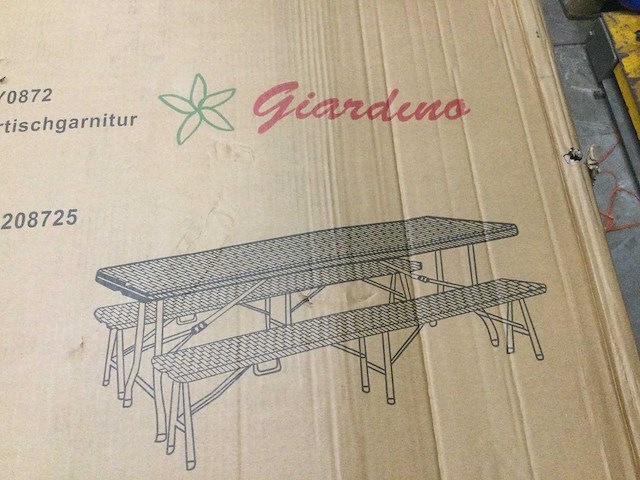 Giardino - biertafel met banken - afbeelding 5 van  8