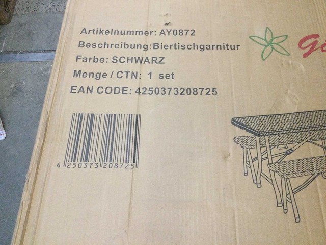 Giardino - biertafel met banken - afbeelding 7 van  8
