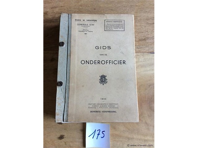 Gids vd onderofficier 1958 - afbeelding 1 van  3