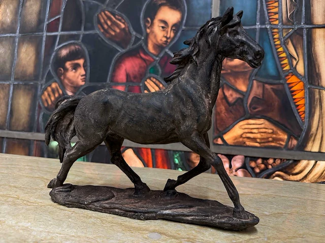 Gietijzer paard - afbeelding 1 van  3