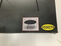 Gietijzeren bakplaat op poten voor kampvuur, grill meister, cast iron tripod griddle, zwart - afbeelding 2 van  4