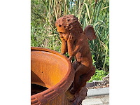 Gietijzeren bloempot - afbeelding 3 van  3