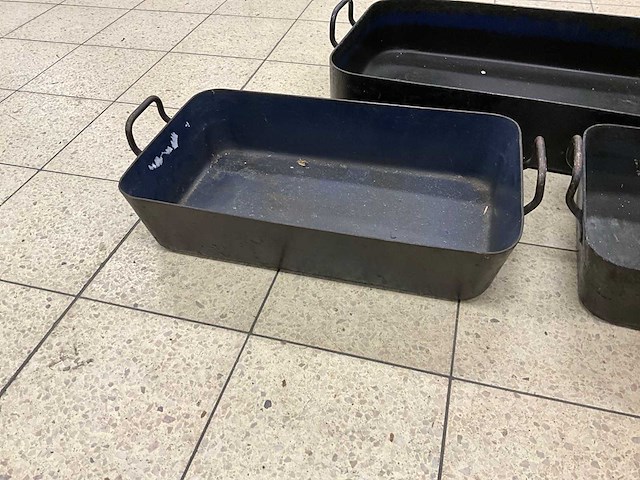 Gietijzeren braadsledes (3x) - afbeelding 3 van  6