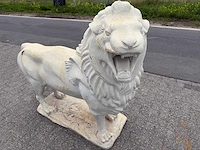 Gietijzeren leeuw 1.50 meter breed - afbeelding 4 van  4