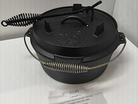 Gietijzeren pan doorsnede 25 cm, zwart - afbeelding 1 van  4