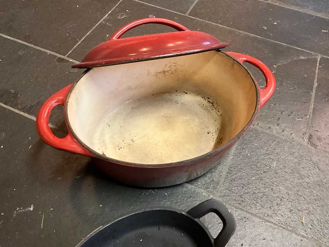 Gietijzeren pannen (3x) - afbeelding 5 van  5