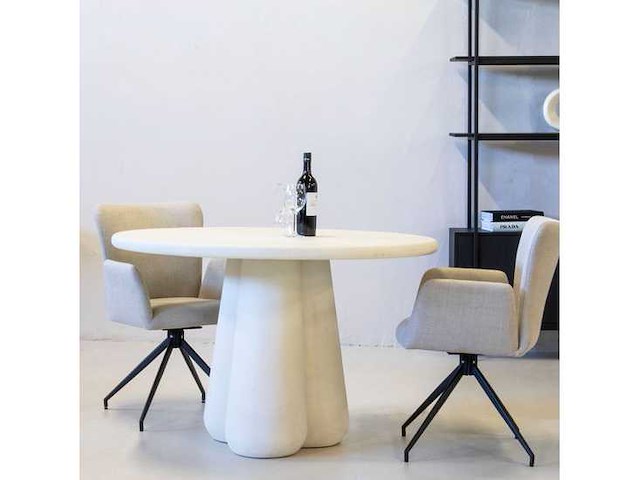 Giga meubel - boaz - rond - mdf - 120cm - afbeelding 2 van  5