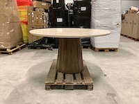 Giga meubel - eettafel rond marmer ø150cm - faiza - afbeelding 3 van  6