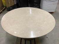Giga meubel - eettafel rond marmer ø150cm - faiza - afbeelding 4 van  6