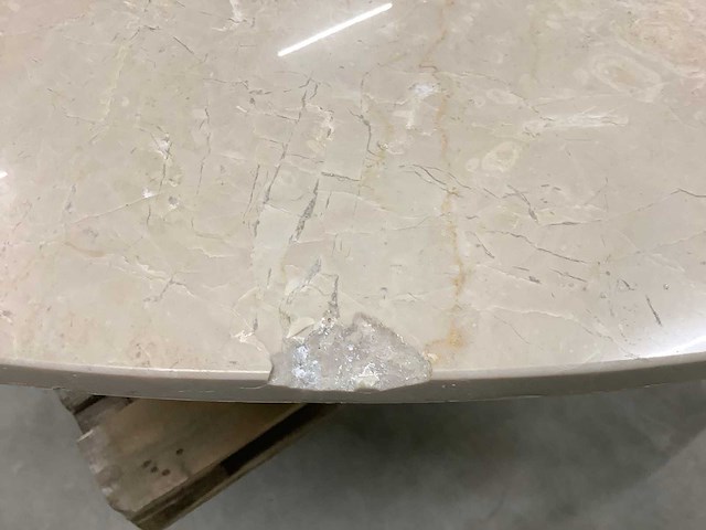 Giga meubel - eettafel rond marmer ø150cm - faiza - afbeelding 6 van  6