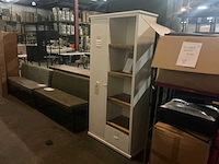 Giga meubel - industriële wit - vitrinekast - afbeelding 2 van  5