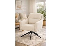 Giga meubel - matthias - beige - fauteuil (4x) - afbeelding 2 van  3