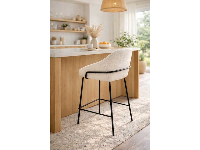 Giga meubel - maxime - beige - barkrukken (4x) - afbeelding 1 van  2