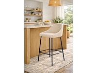 Giga meubel - saar - beige - barkruk (4x) - afbeelding 2 van  2